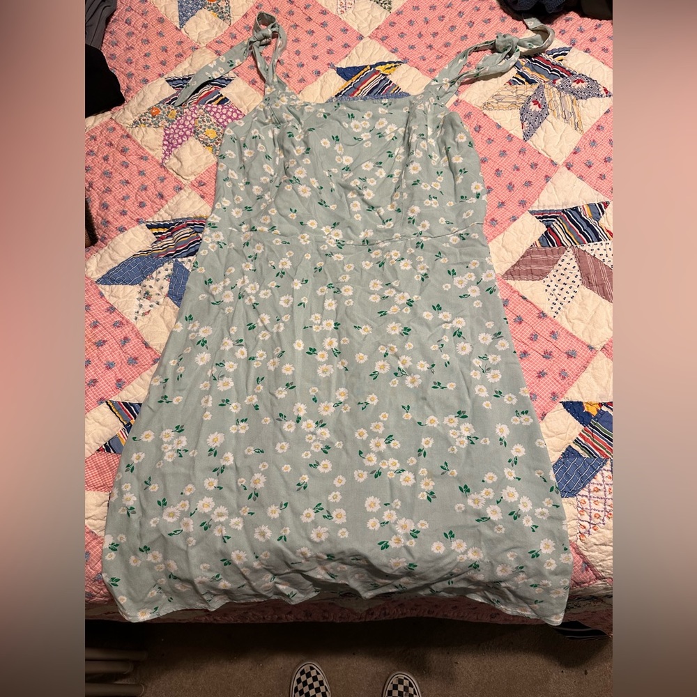 SO Size XXL Floral Tie Dress